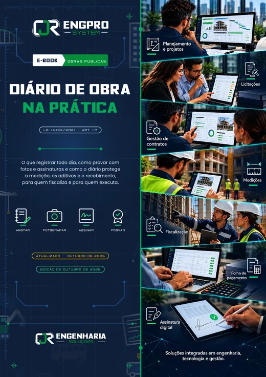 Capa do e-book Diário de obra na prática