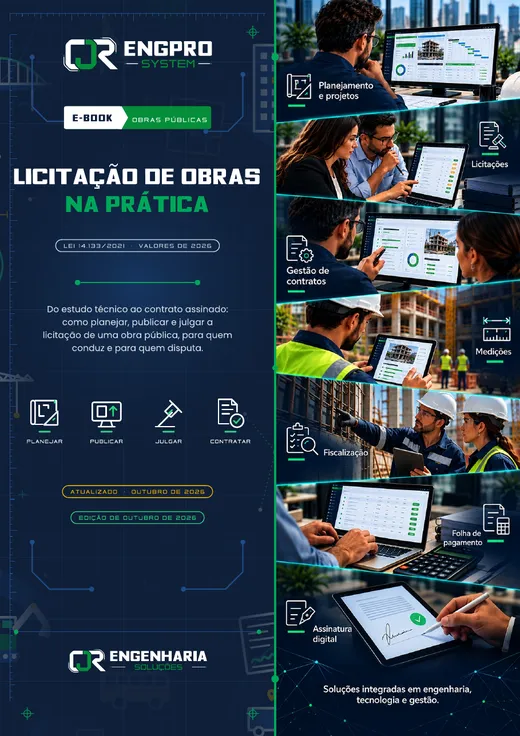Capa do e-book Licitação de obras na prática