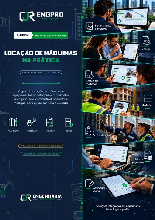 Capa do e-book Locação de máquinas e equipamentos na prática