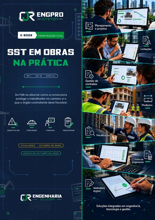 Capa do e-book SST em obras na prática
